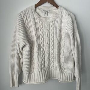 Rachel Zoe Chenille White Sweater